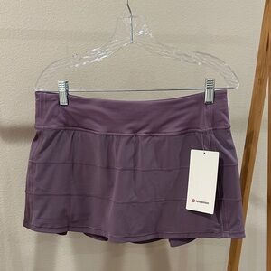 Lululemon Size 8 Pace Rival dusty Purple skort